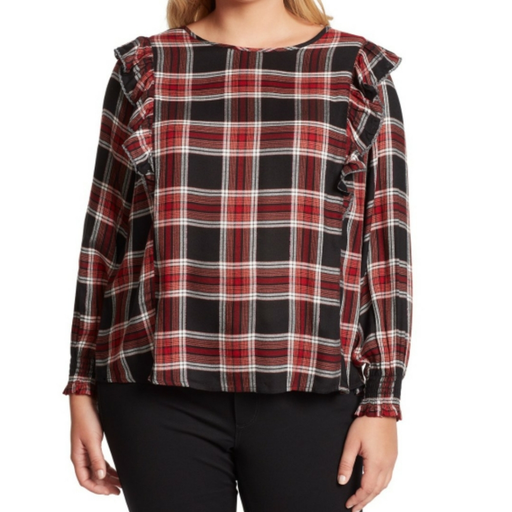 ⬇️SALE💛🆕️➕ Jessica Simpson 💜 Ruffle Top